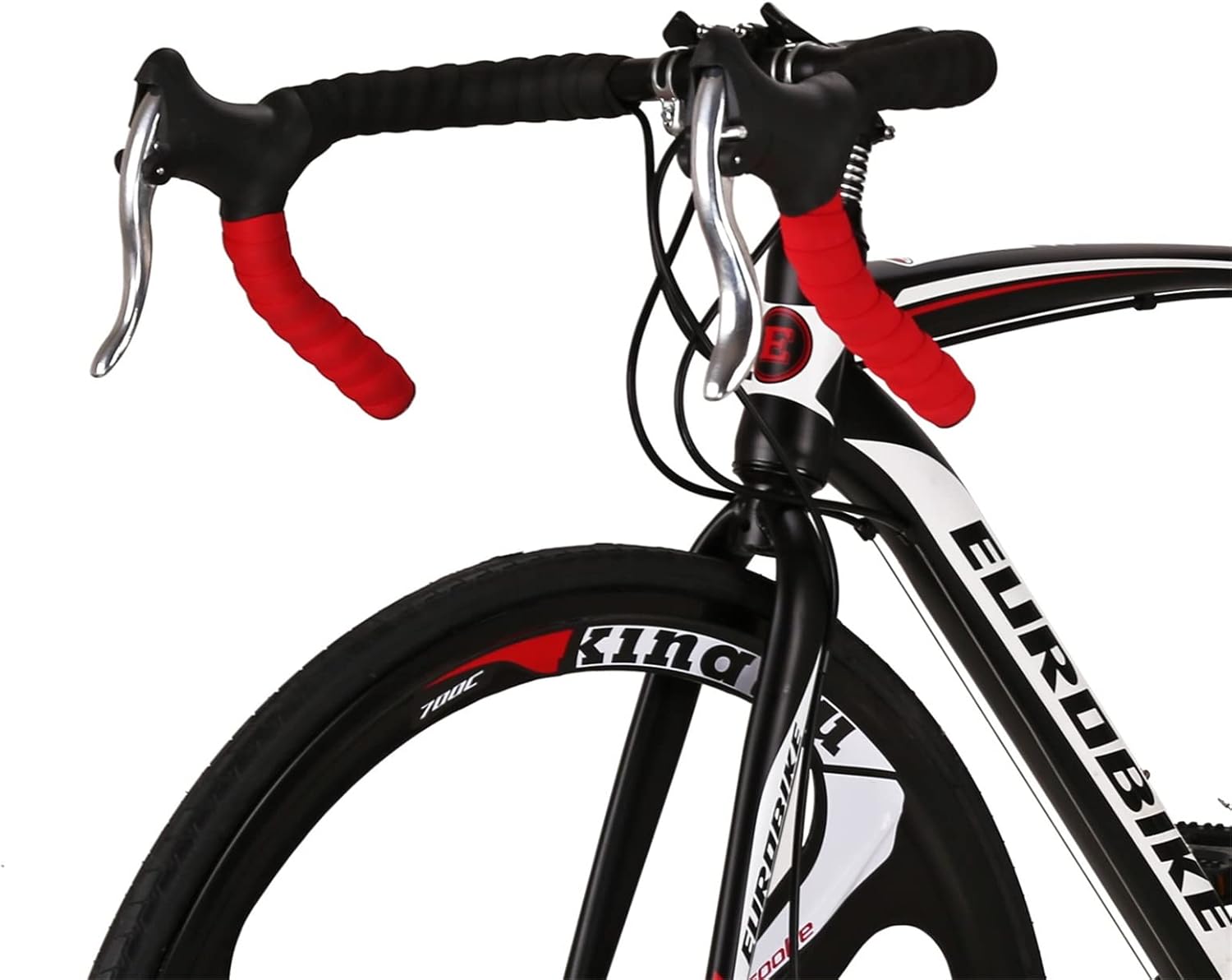 Mens Road Bike,Eurobike Road Bikes,XC550 700C,Dual Disc Brake,21_speeds,3_Spokes Wheels Road Bicycle : Sports & Outdoors