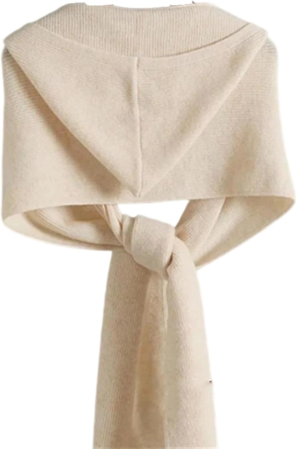Women's Long Solid Color Merino Wool Scarf Shawl A Soft Knit Wrap For Outdoor Activities