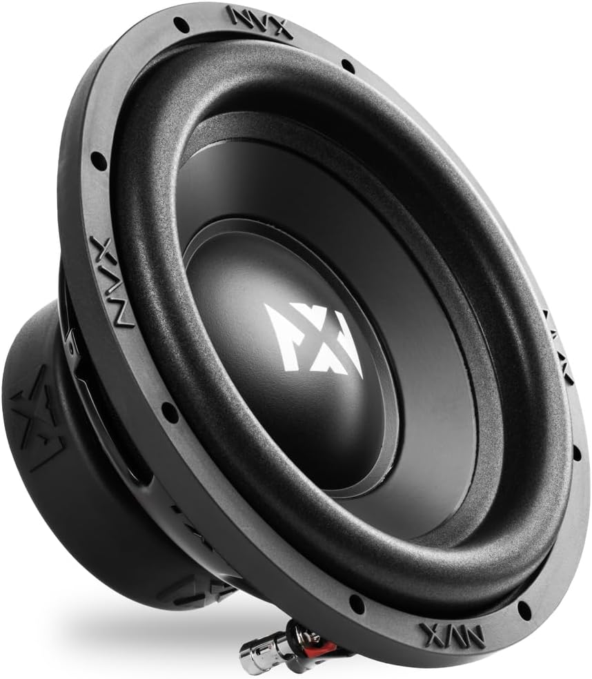 NVX ESW104 500W Peak (250W RMS) E-Series 10" Single 4-Ohm Car Subwoofer