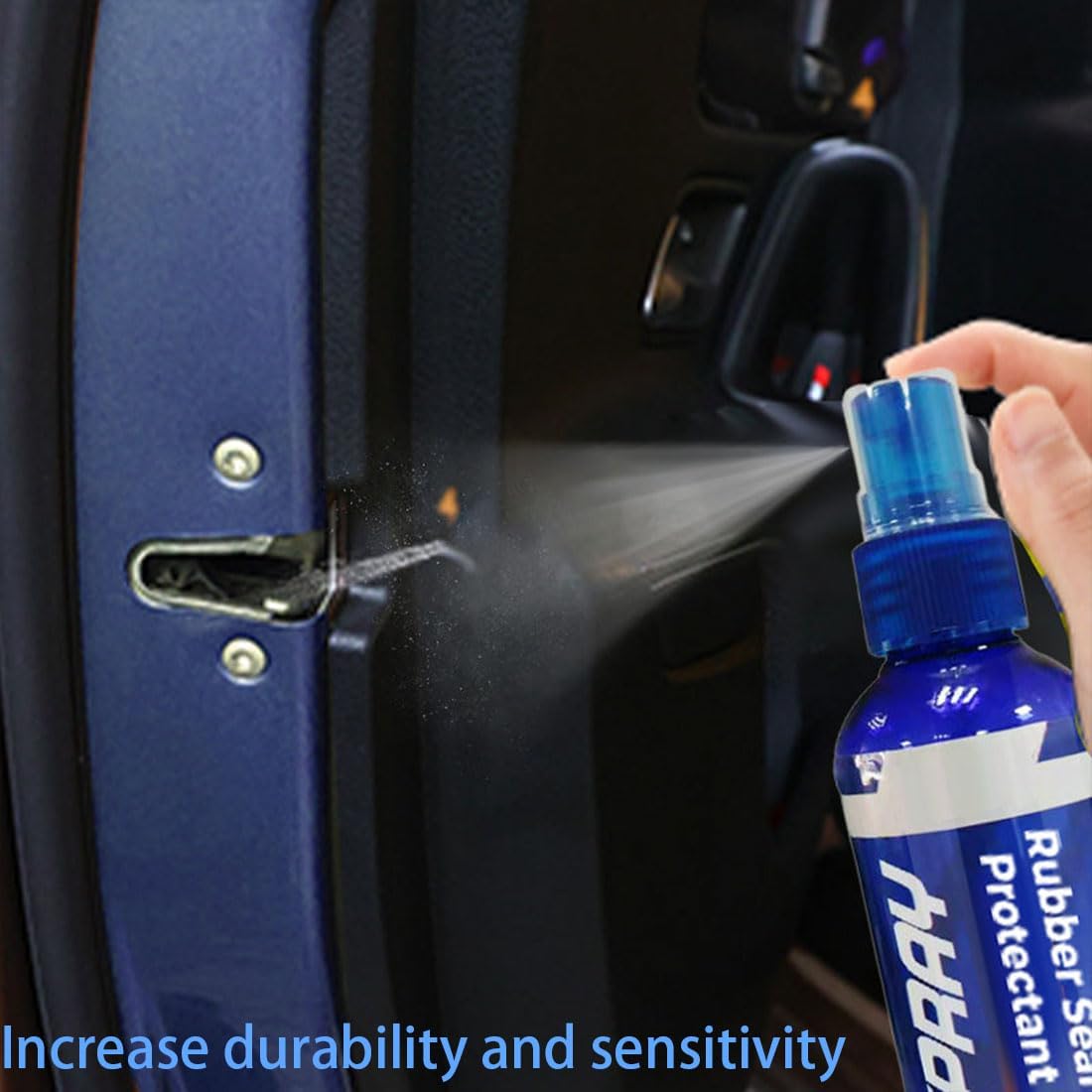 Car Rubber Seal Protectant, Windowtrack Lubricant, Protects&Conditions Seals on Doors, Windows, Hoods, Trunks, Rejuvenates Color & Flexibility of Old&Dry Seals, Weatherproofing&UV Protection (5Pcs)