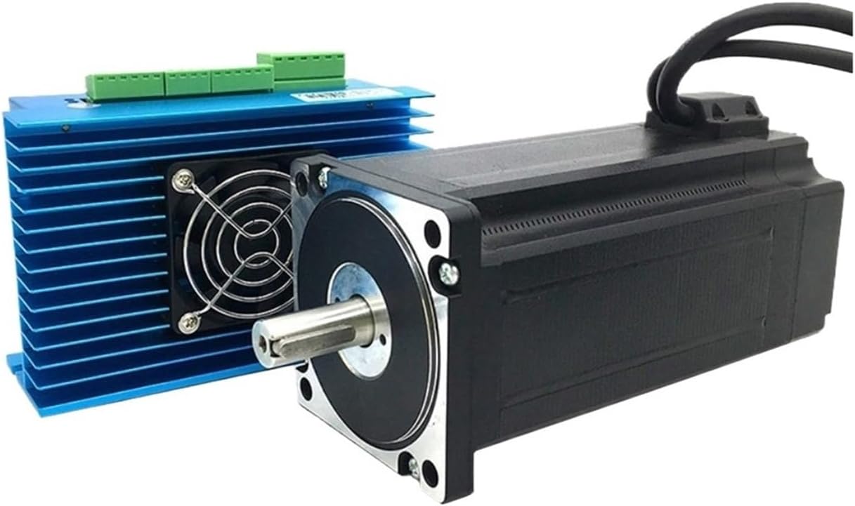 Nema 34 Closed Loop Stepper Motor Hybrid Driver Encoder Easy Step Servo Kit 12Nm Closed Loop Stepper Motor with Brake for Z Axis(Motor with Brake)