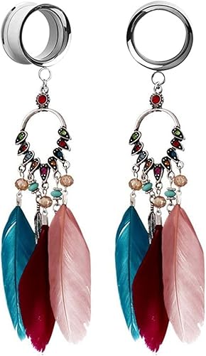 dilatador dilatador de dilatadores de dilatación de dilatadores para fiestas, expansiones de oreja, dilatador de dilatación (color de la piedra