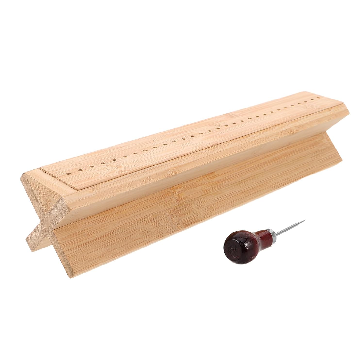 Wooden Bookbinding Punching Tool Kit for Notebooks and Files