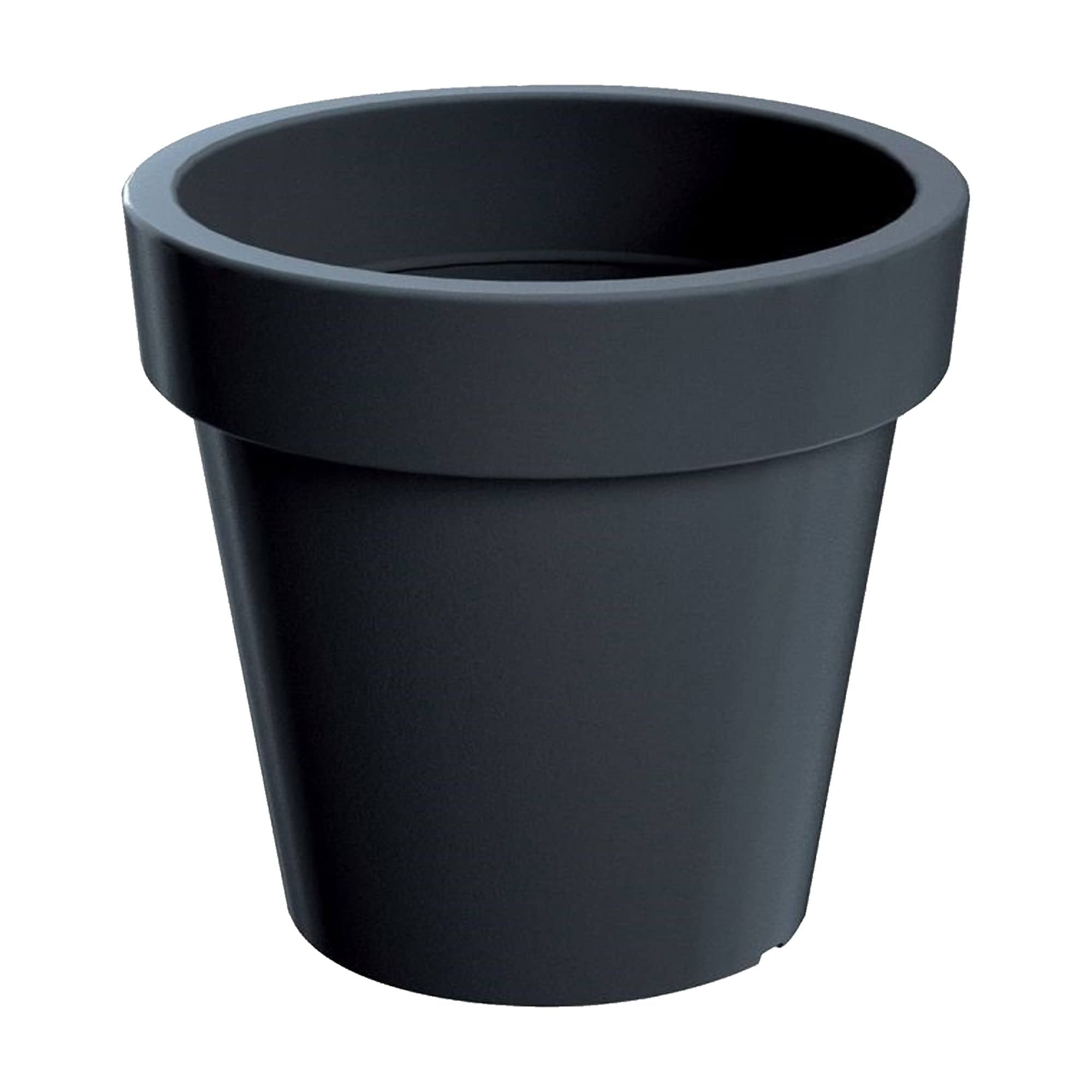 LEXO ROUND 92L. Topf, Abmessungen (mm) 600x600x550, Farbe Anthrazit