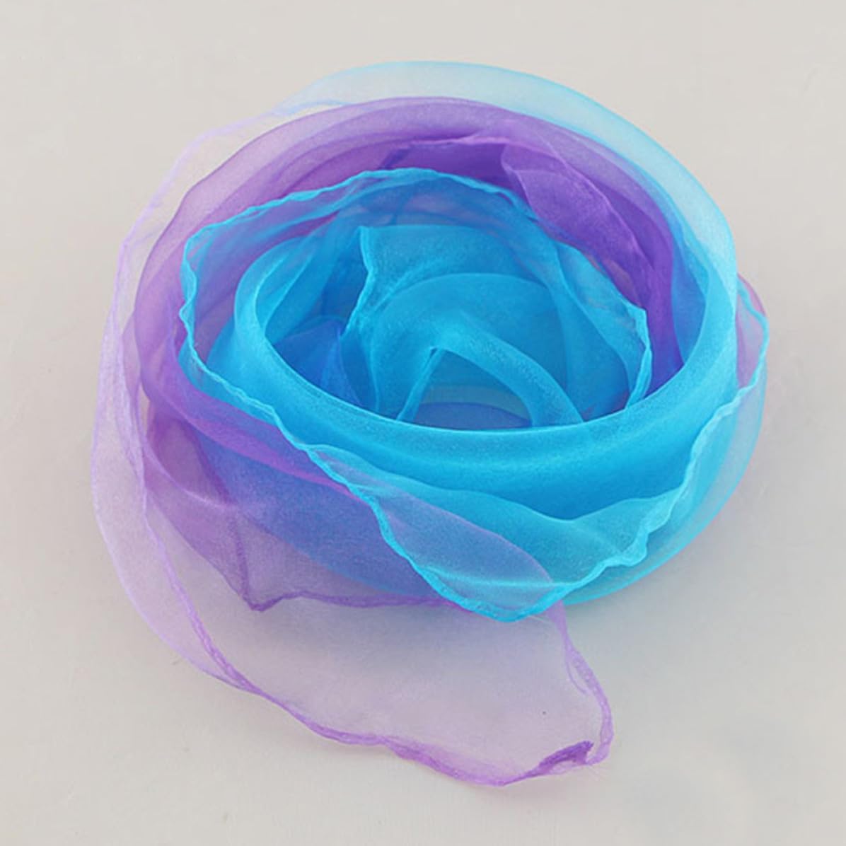 ERINGOGO Gradient Dance Scarves 24Pcs Gauze for Kids Performance Use