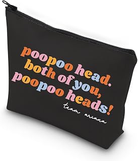 WCGXKO VPR Gift Reality Gift Poopoo Head Both of You Poo Poo Head Zipper Pouch Makeup Bag (Head CA)