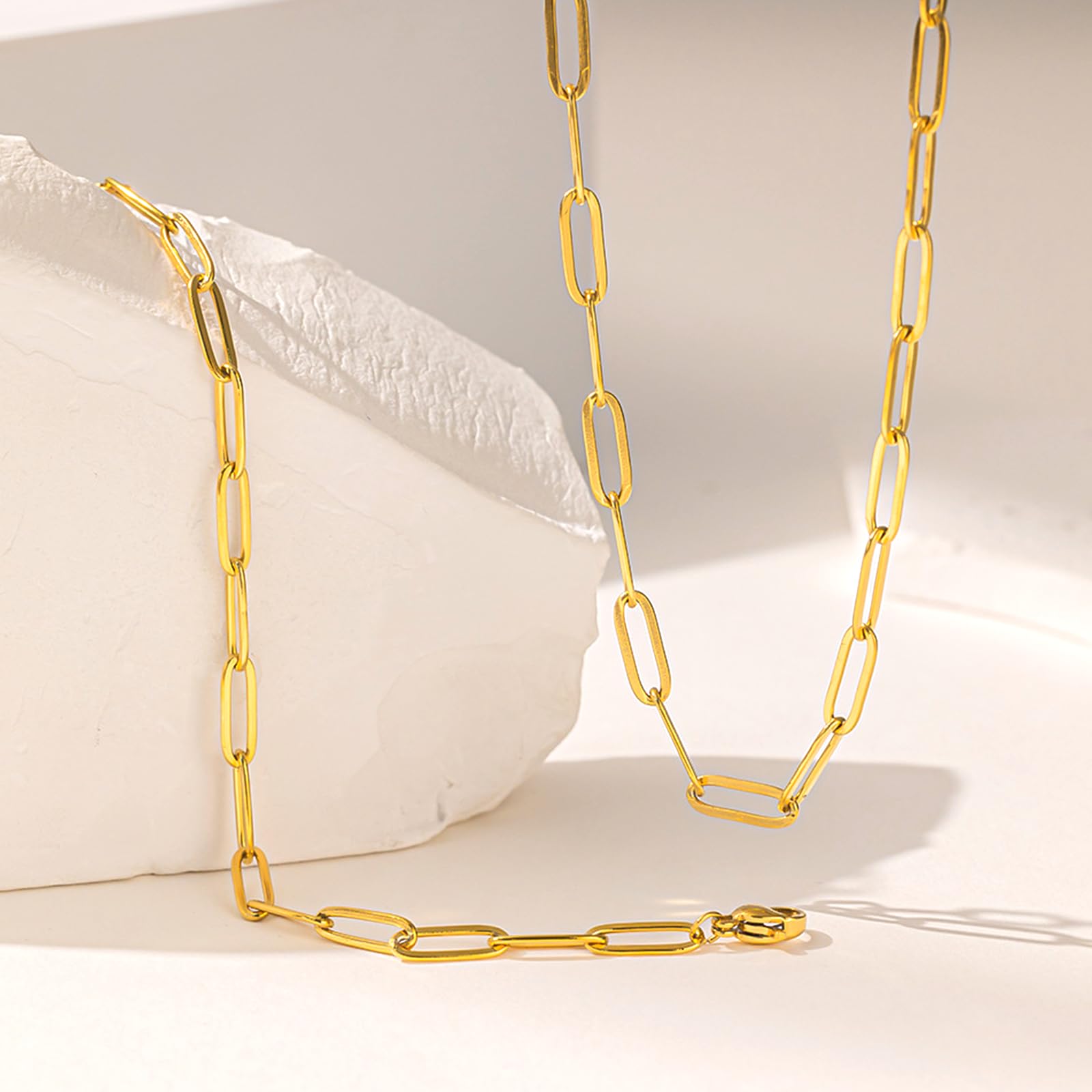 3 prolunghe per catene in oro, regolabili, estensioni per collane, bracciali, cavigliere, per la creazione di gioielli