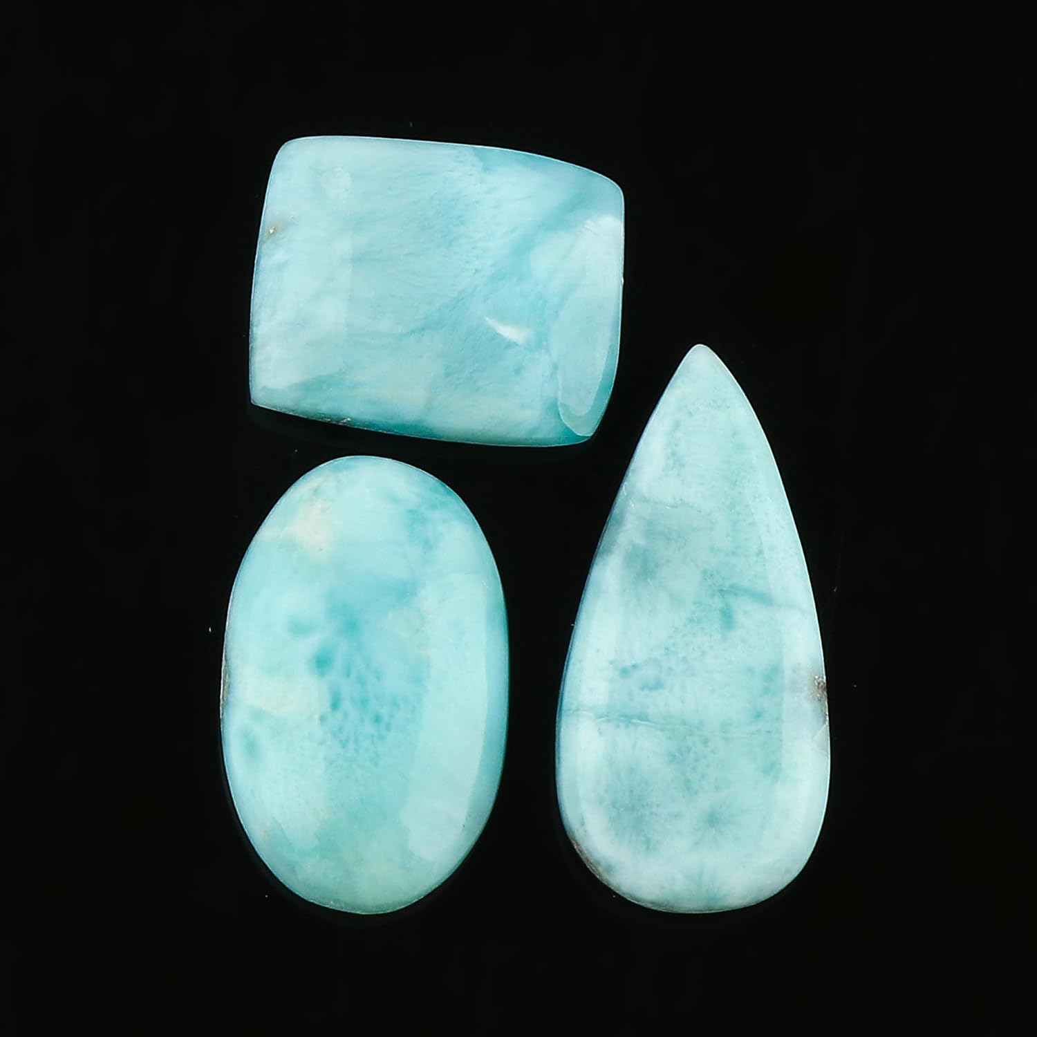 3pcs, Bulk Natural Gemstone Flatback Cabochon, Polished Assorted Stone, Wholesale Loose Supplies for Jewelry Making, Chakra Healing Crystal, Birthstone, Decoration, Gem Collection