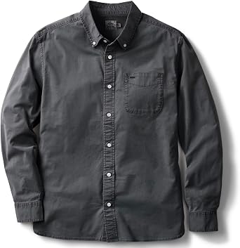 Huckberry Flint and Tinder Men's Classic Oxford Draftsmen Button Down Shirt- Stretch Fabric- Button Down Shirts for Men