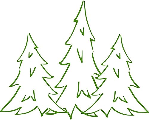 Miniatura 3 de CafePress Taza de café de cerámica Three Pine Trees de 11 oz (11.0 fl oz)