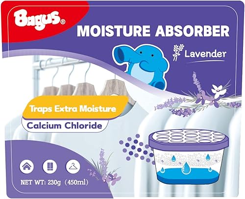 Miniatura 2 de Bagus Cajas absorbentes de humedad (paquete de 4)  Contenedores de deshumidificación de 10.5 onzas para armario, baño, almacenamiento, cocina,