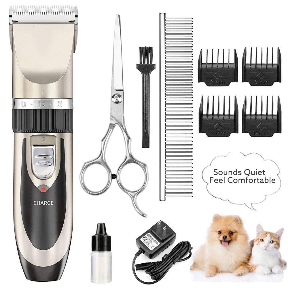 wahl pet clippers professional heavy duty trimmer thick hair dog grooming kit