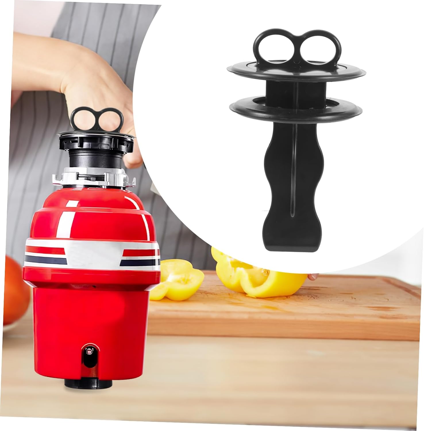 Garbage Disposal Plugs Stopper Home Kitchen Drain Stopper Food Waste Disposal Plastic