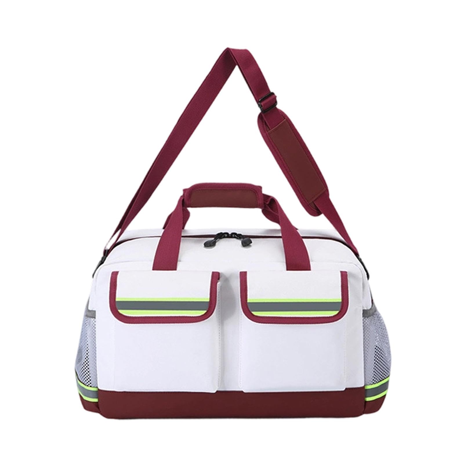 Oshhni Trousse premiers secours grande capacité, vide, étanche et légère, pour usage domestique et extérieur, Rouge