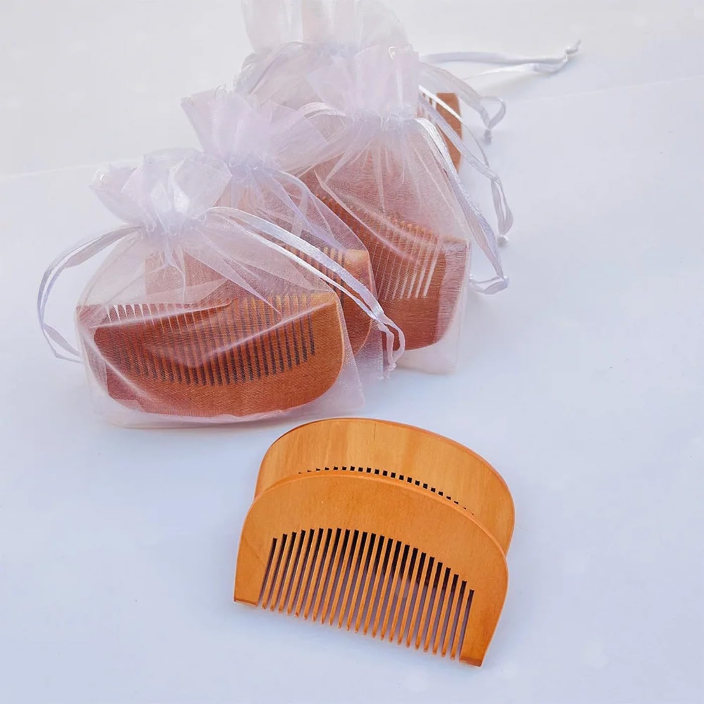 Peines de pelo personalizados, regalos y regalos de boda, peine de madera grabado con nombre personalizado, recuerdo de boda, peines de bolsillo de madera (70 unidades)