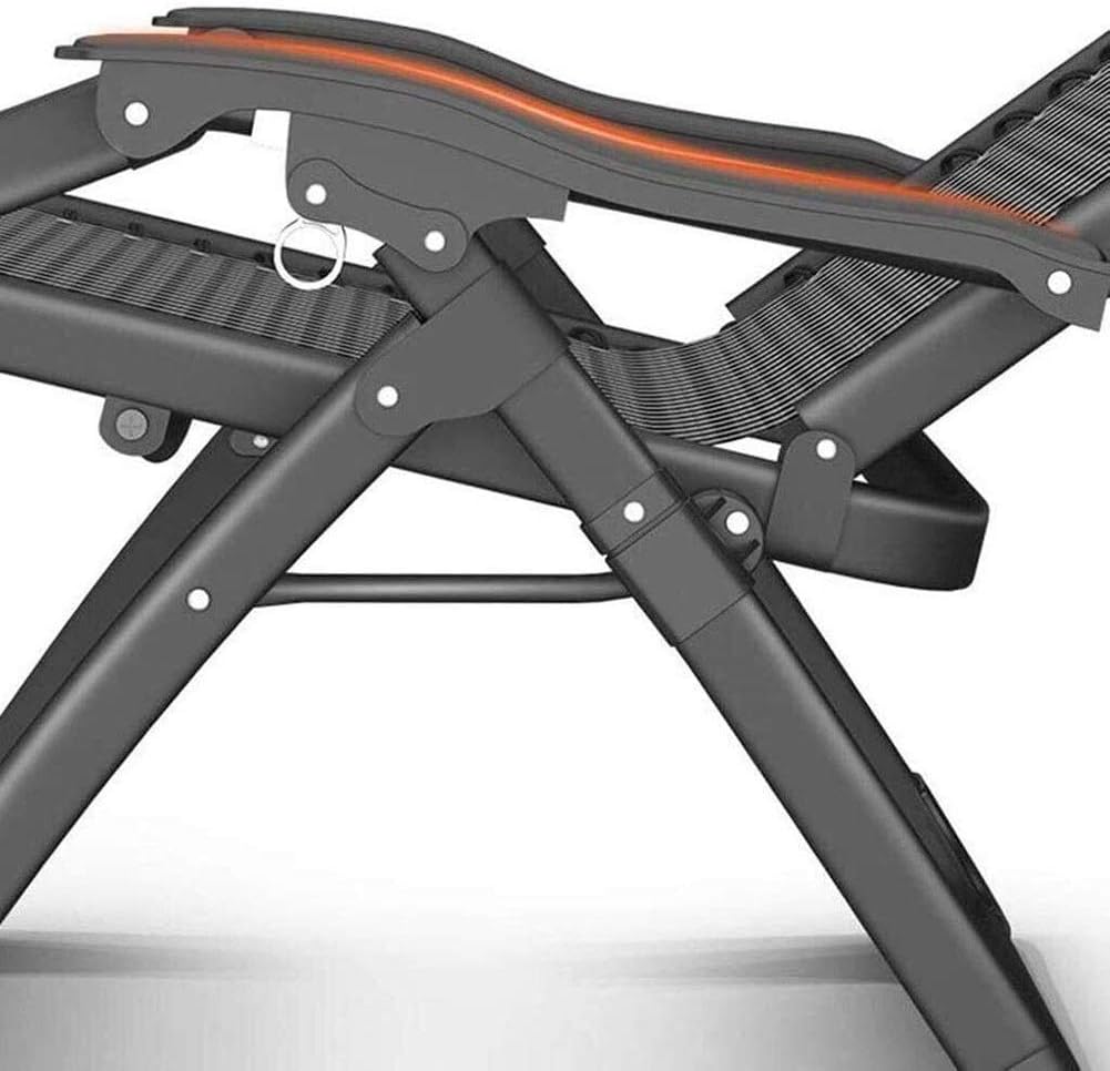 Adjustable Zero Gravity Lounge Chairs - Folding Outdoor Patio Relaxer with Thick Cushions, Reclining Sun Lounger for Garden, Beach, and Relaxation - Comfortable Outdoor Seating