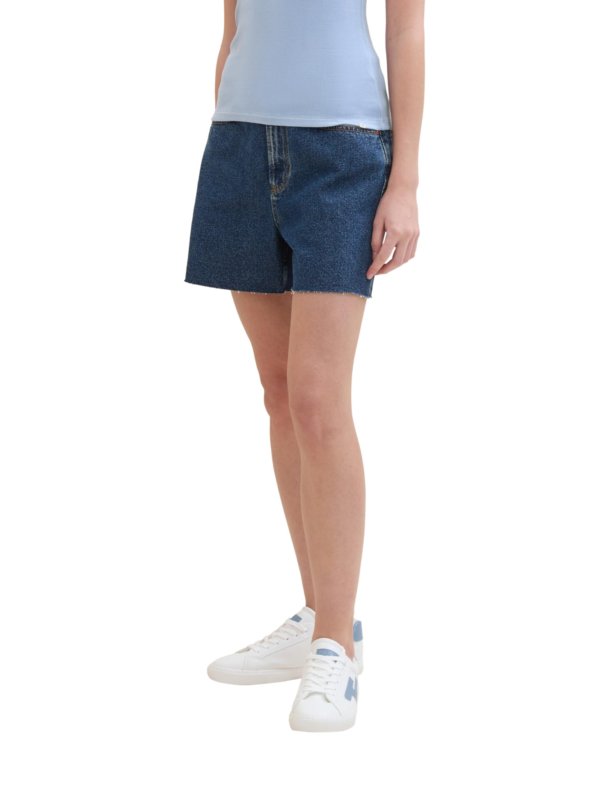 TOM TAILOR Denim Damen Mom High Waist Jeans Shorts