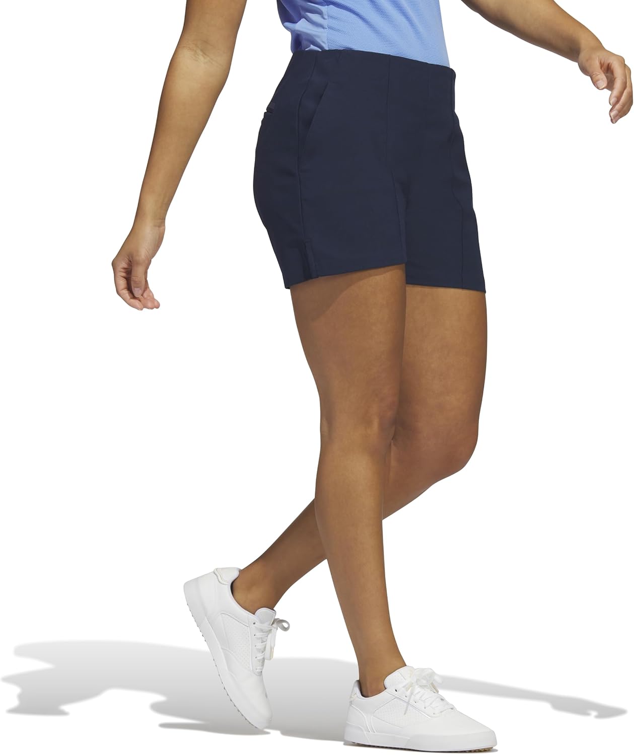 adidas W Pintuck 5-Inch Pull-On Short