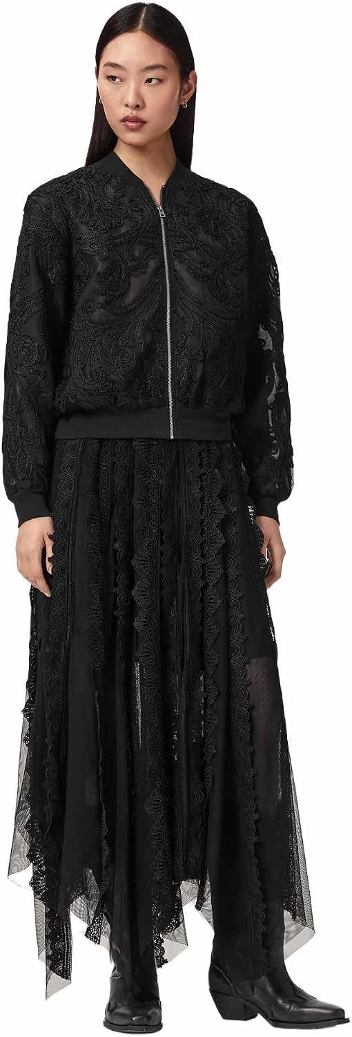 AllSaints Jade EMB Bomber