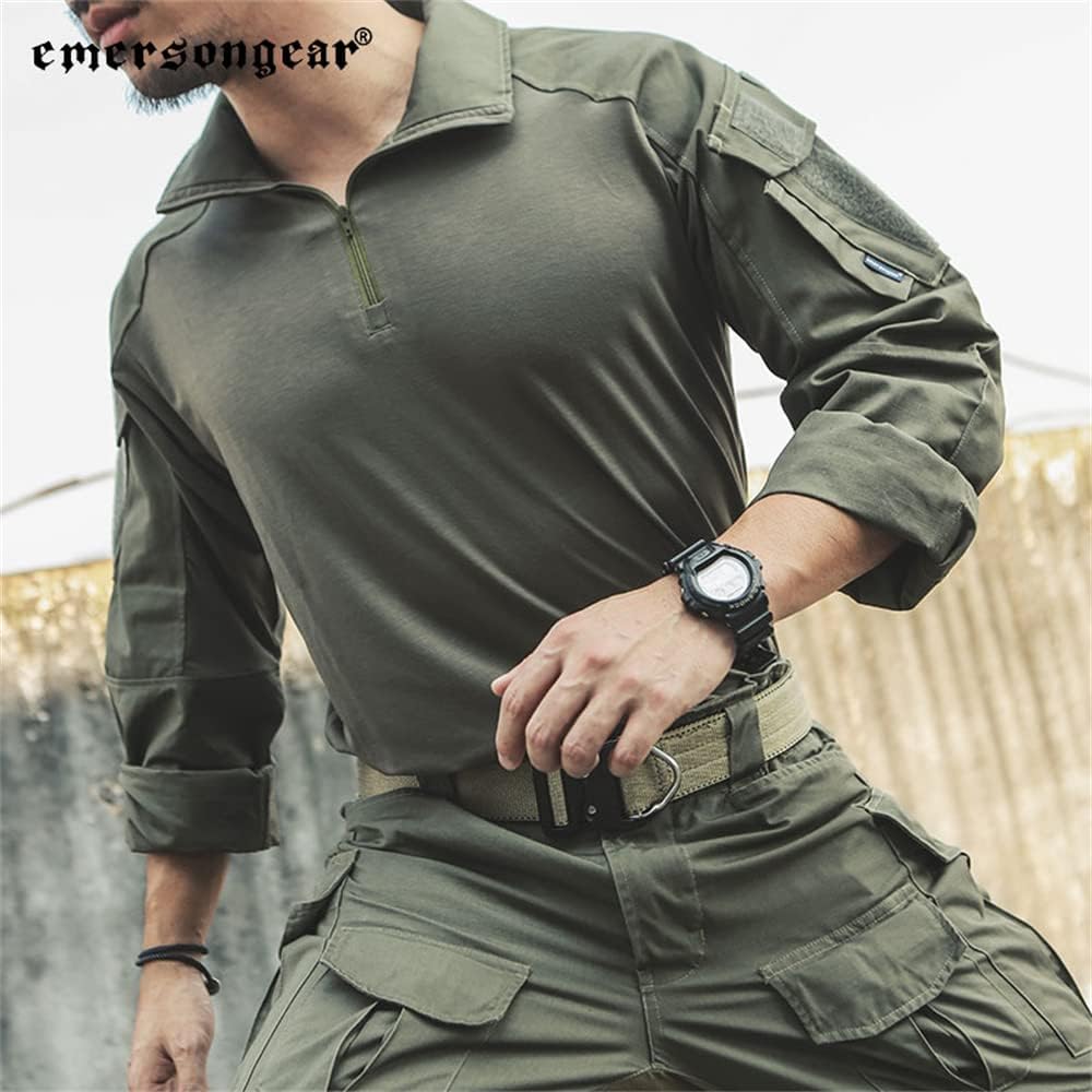 EMERSONGEAR Upgraded Version G3 Combat Shirt,Tactical Hiking Hunting Fishing Long Sleeve Camo Shirts for Men - Image 2