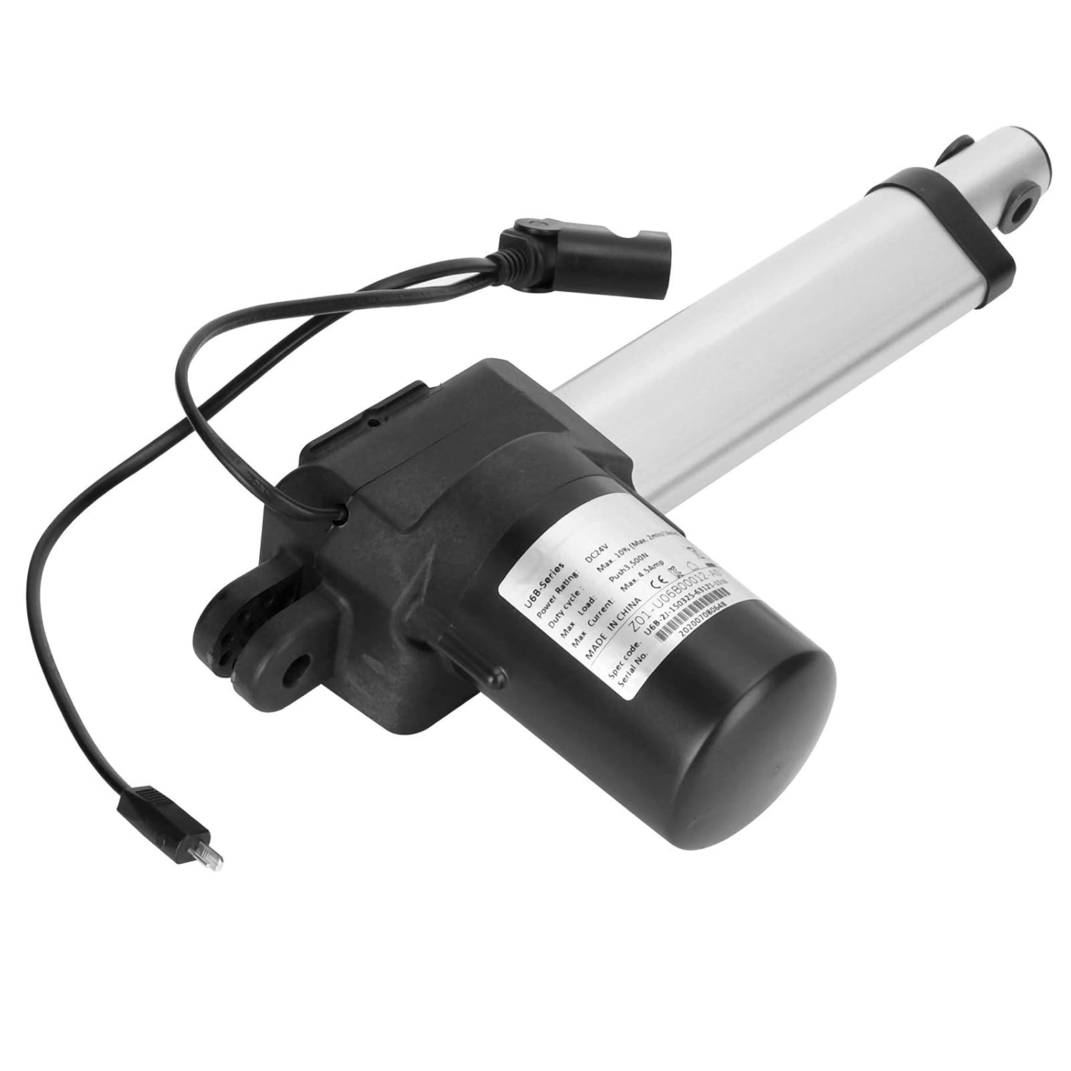 Linear Actuator Motor with Mounting Bracket, Heavy Duty 150mm Stroke