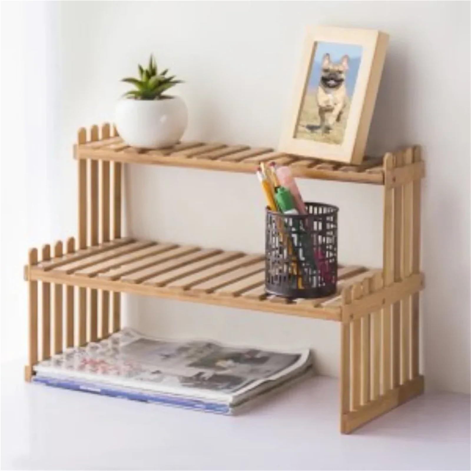 Librería De Sobremesa Estantería de escritorio for plantas de interior, estante for condimentos de cocina, estante de exhibición de escritorio, estantes de flores for balcón, mesa de té for oficina, s