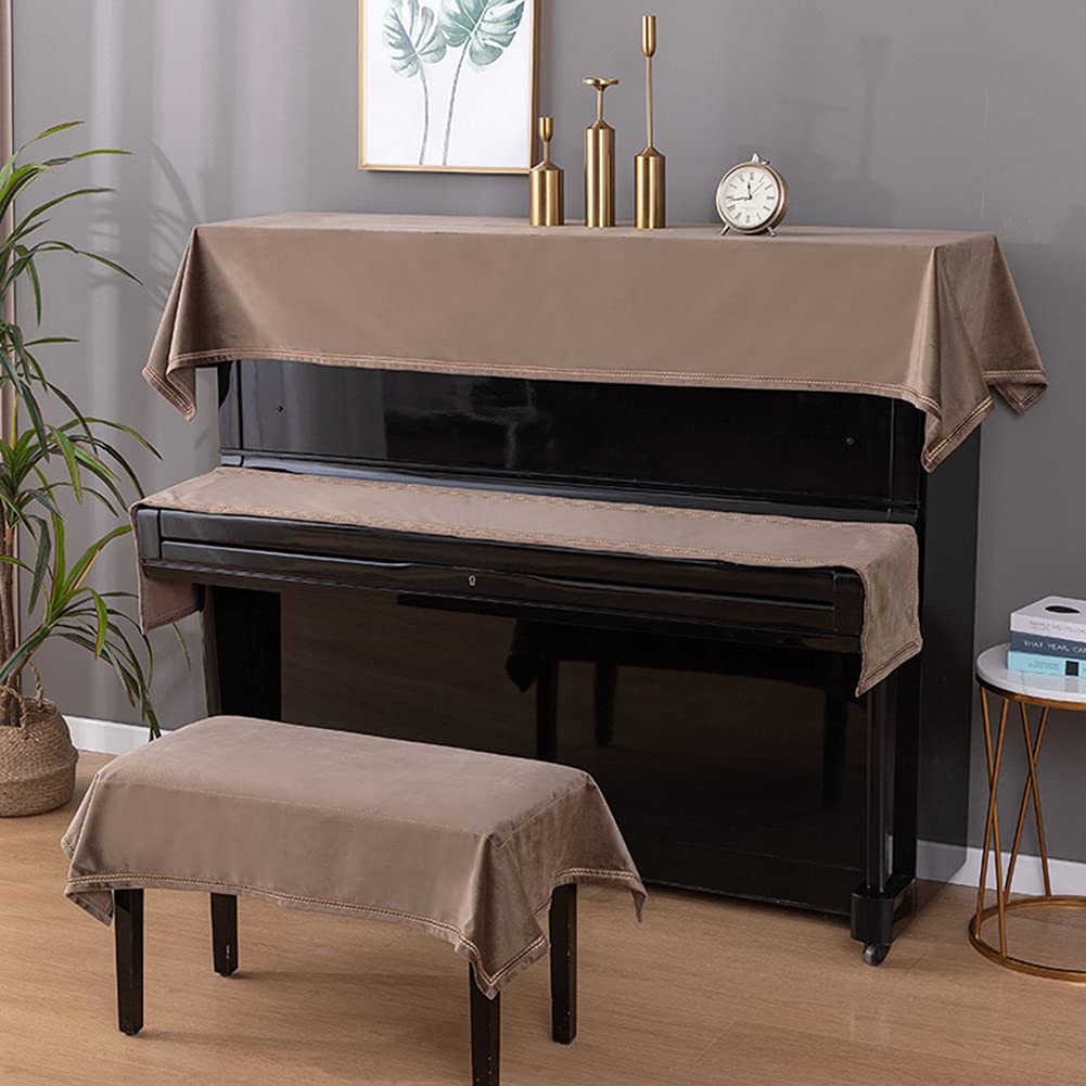 Amazon | 電子ピアノカバー ピアノ鍵盤カバー セット アップライト