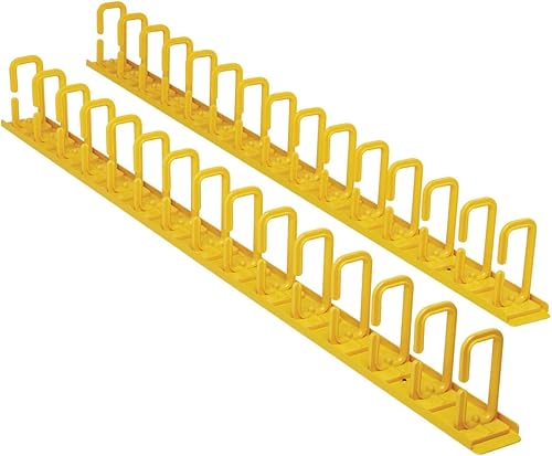 Miniatura 6 de Tripp Lite Gestor de cables horizontal para rack de servidores, conducto de dedo con tapa, acero negro, montaje en rack 1U, estándar de 19 pulgadas