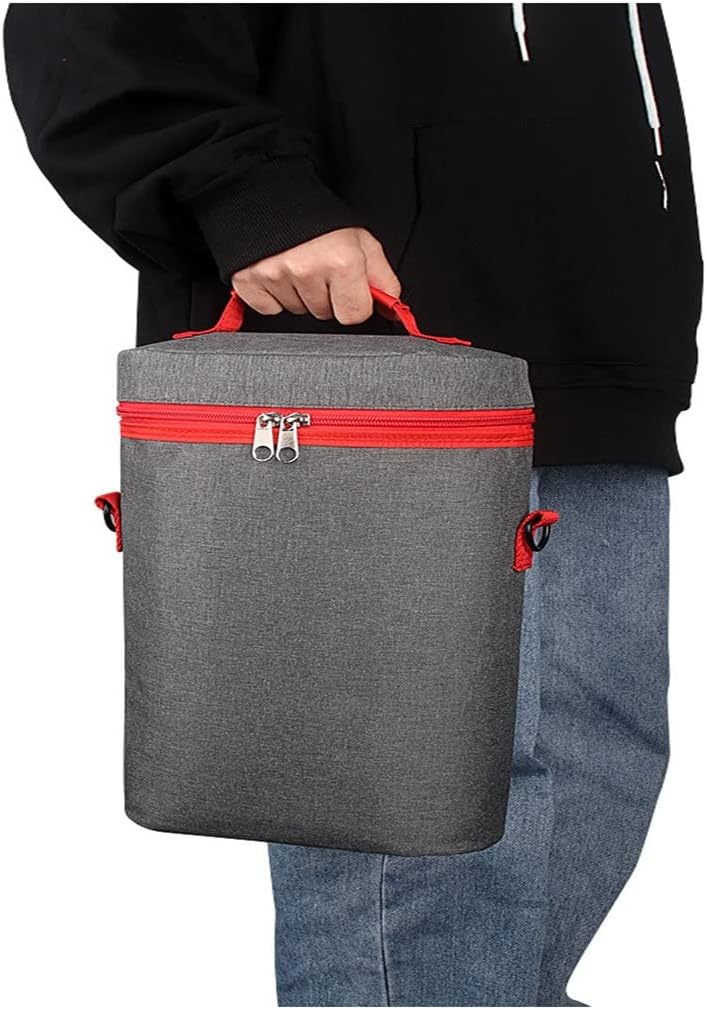 JSEIAJB Portable Thickened Aluminum Film Oxford Cloth Insulation Red Wine Bag Champagne Wine Ice Bag Picnic Bag