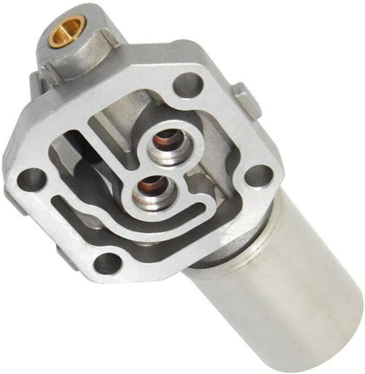 Silver Transmission Shift Solenoid Compatible with Honda Accord CR-V Civic Crosstour, Replace# 28250-R90-003, 28250R90003