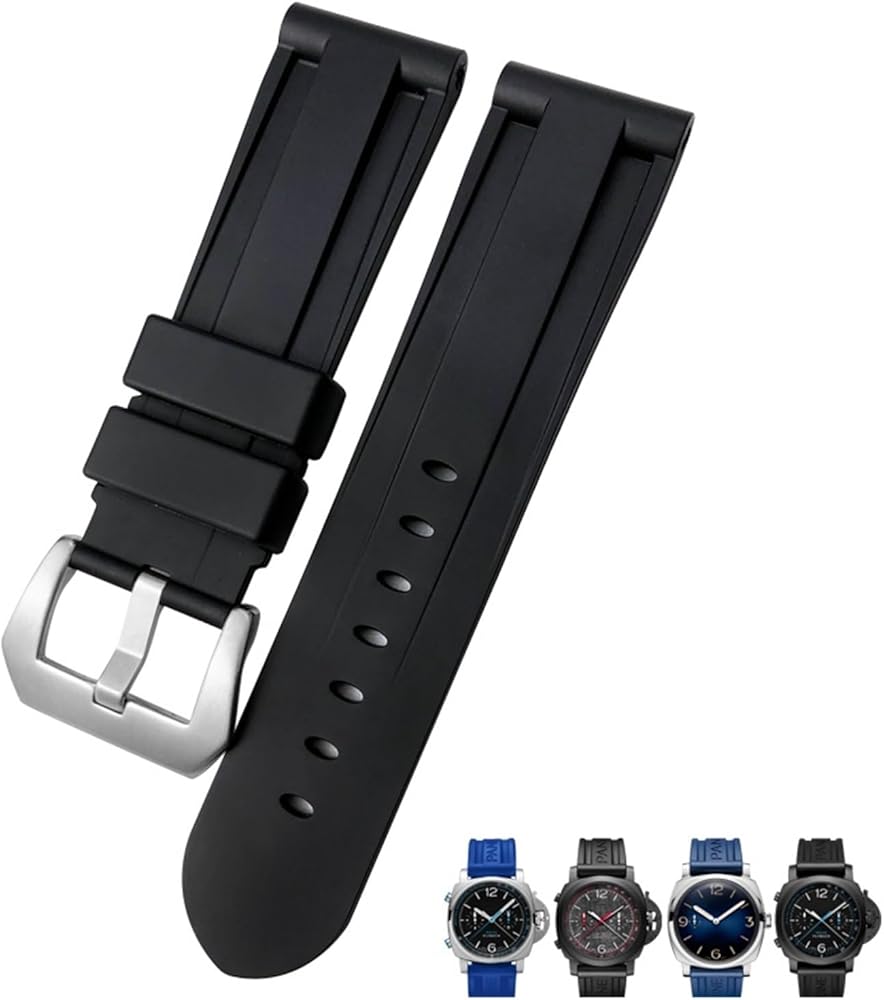 Amazon.co.jp: [CEKGDB] 22mm 24mm 26mm ラバー時計バンド、パネライ