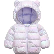 Evelin LEE Baby Boys Girls Colorful Zip Up Hooded Jacket Coat Winter Warm Padded Outwear