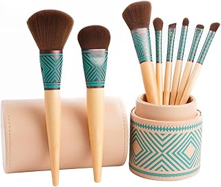 8 pinceles de maquillaje Boho Set Herramienta...