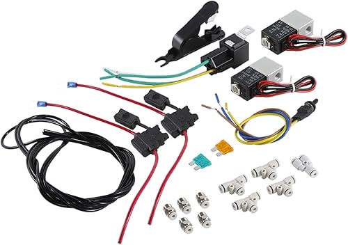 Miniatura 4 de Sistema de suspensión trasera Air Ride con tanque de aire apto para modelos Harley Davidson Touring Bagger 1994-2025