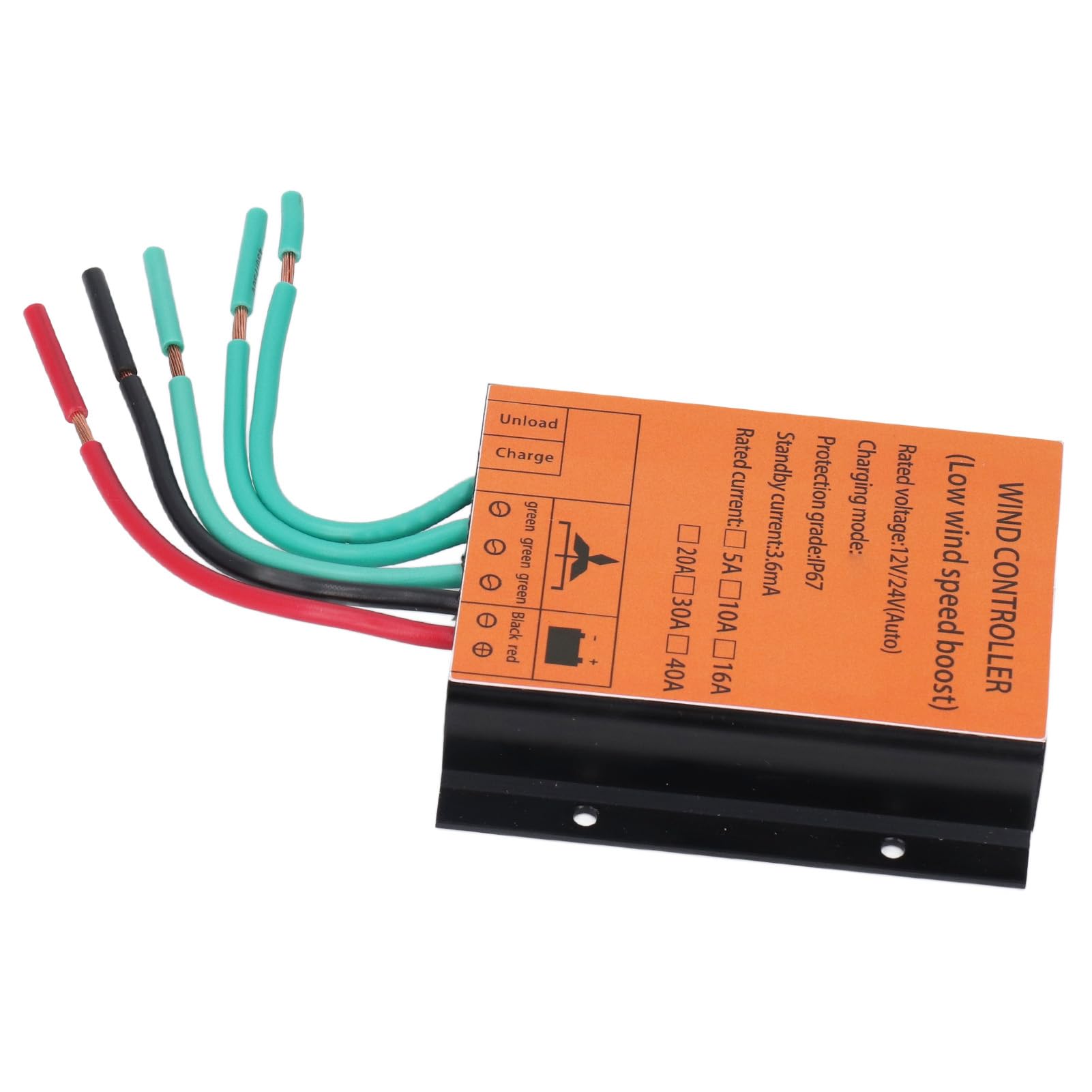 Regolatore di Carica MPPT 12V 24V Auto 300W-1000W 10A Controllore Solare