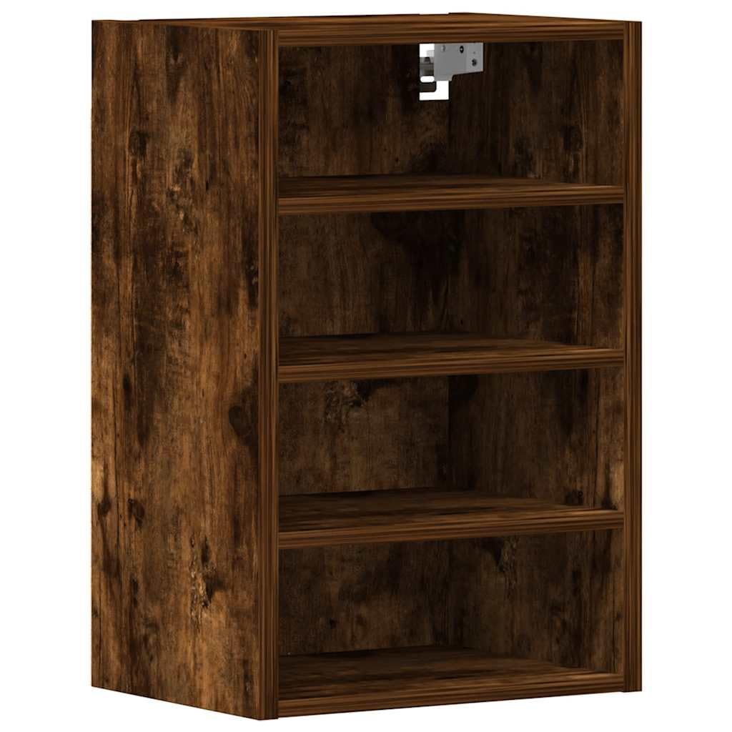 vidaXL Hanging Cabinet Riga Smoked Oak 40x29.5x60 cm Engineered Wood — image 1