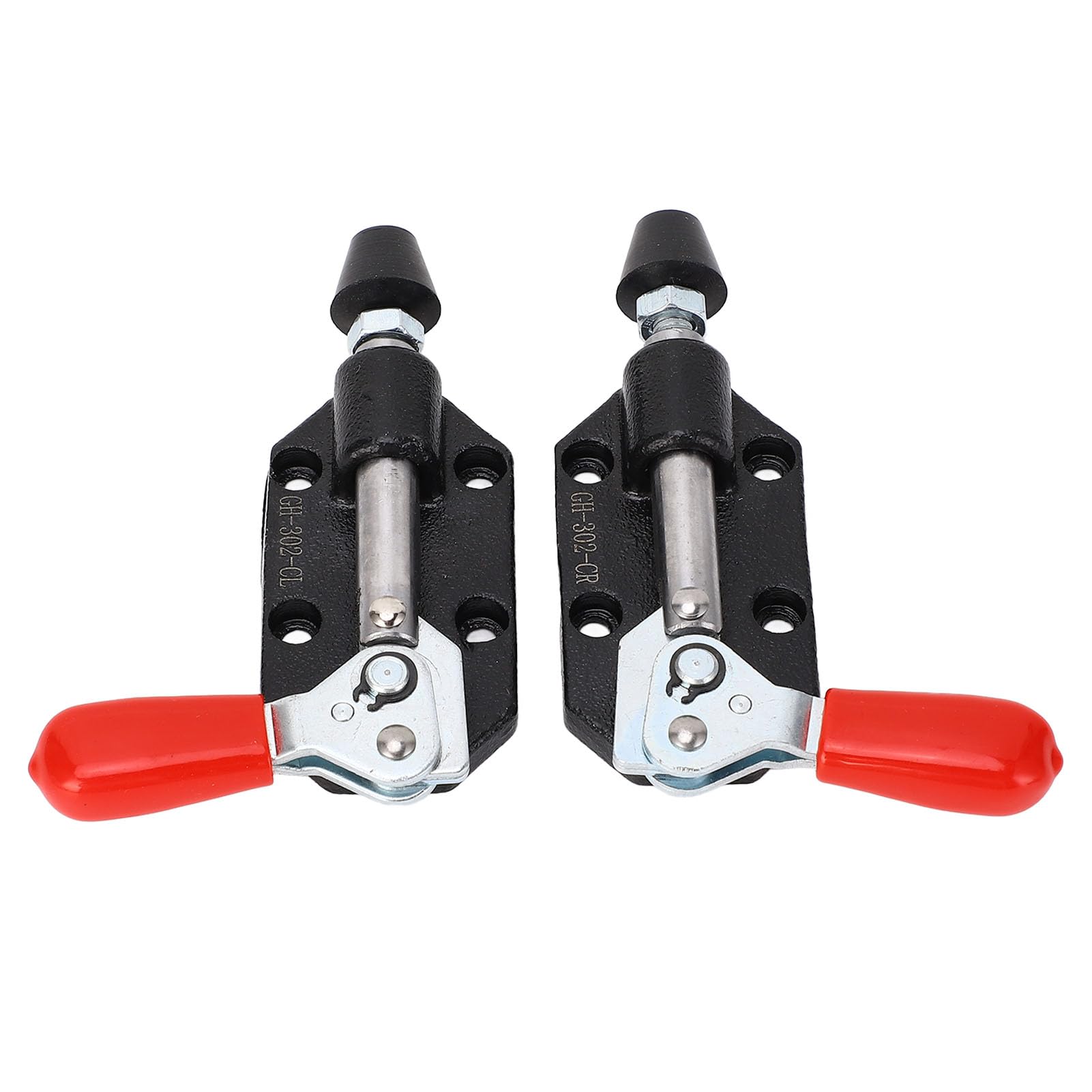 2Pcs Push Pull Toggle Clamp Tunable Woodworking DIY Quick Release Positioning Jig Accessories Left Right 20mm Stroke