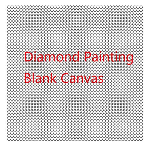 OneHippo 1Pcs 30x40CM Diamond Painting Canvas with Glue - Round/Square Blank Grid Canvas for Customized Art
