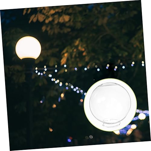 Miniatura 9 de Pantalla de vidrio cubierta de luz de pantalla redonda para lámpara de globo de lámpara de repuesto para lámpara de vidrio de repuesto, cubierta de