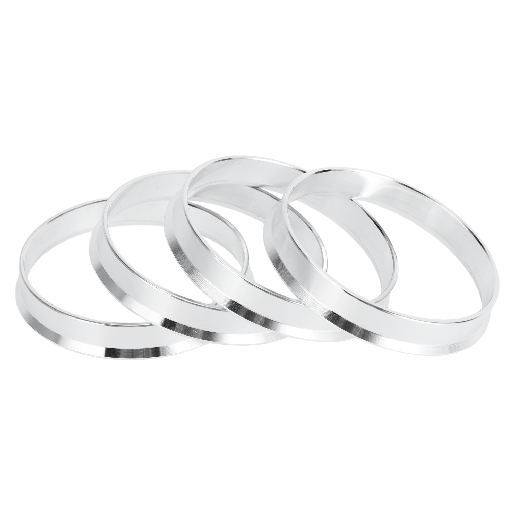 Anneaux centraux pour moyeu, 57,1 mm ID à 60,1 mm OD, moyeux de roue en alliage d'aluminium, lot de 4 pièces