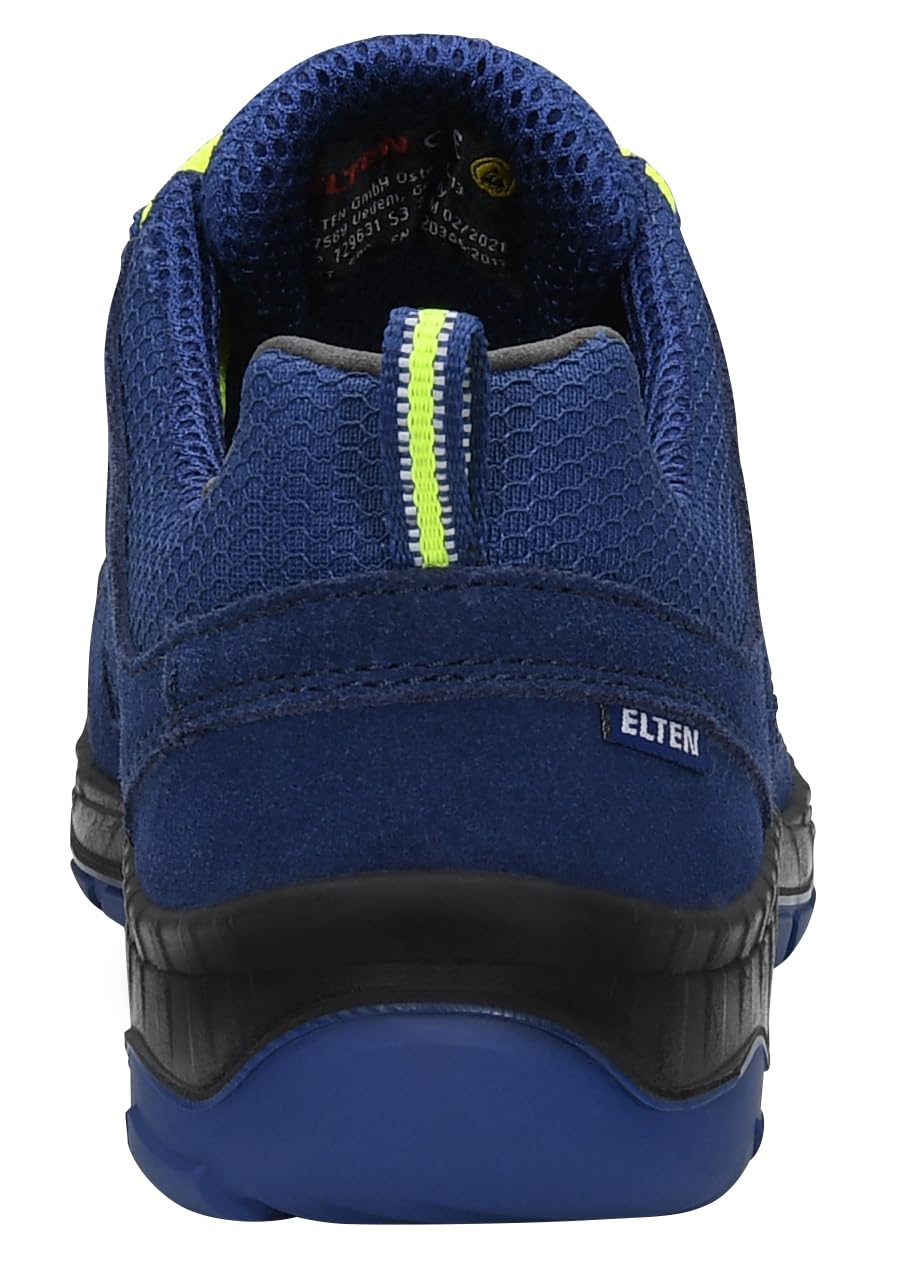 ELTEN Maddox darkblue Low ESD S3 | Sicherheitsschuhe für Damen & Herren, Stahlkappe, leicht, atmungsaktiv