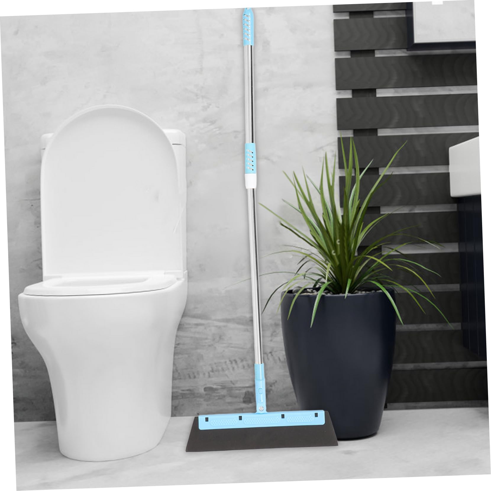 5 Stück Verstellbarer Bodenabzieher Multifunktionaler Reinigungshelfer für Bad und Haushaltsboden Robuster Glasabzieher mit Langem für Müheloses Wischen und Entfernen von Wasser