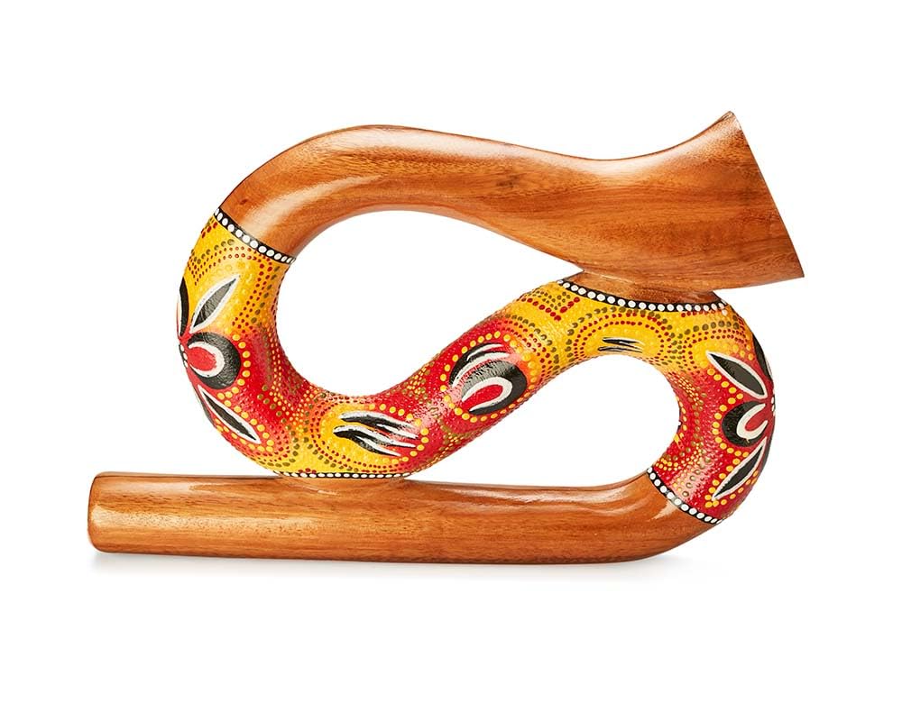 Sarveda SShaped and Spiral/Snake Didgeridoo (S Shape Red) Amazon.in