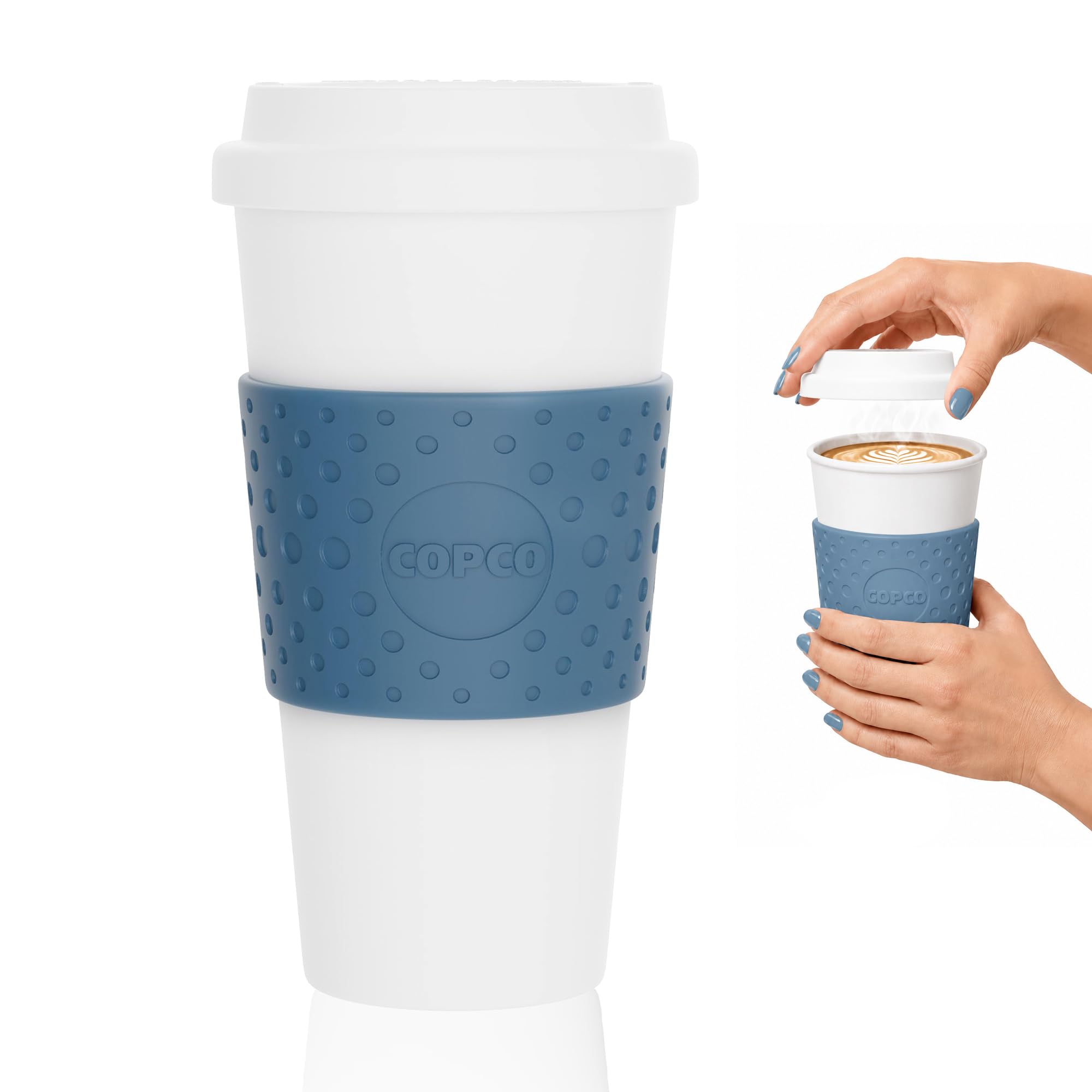 Copco Acadia - Tazza da viaggio, 473 ml, colore: Blu