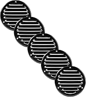 Vista 23 de Vent Systems Cubierta de ventilación blanca Soffit de 4 pulgadas, rejilla de ventilación redonda, cubierta de parrilla, pantalla de insectos