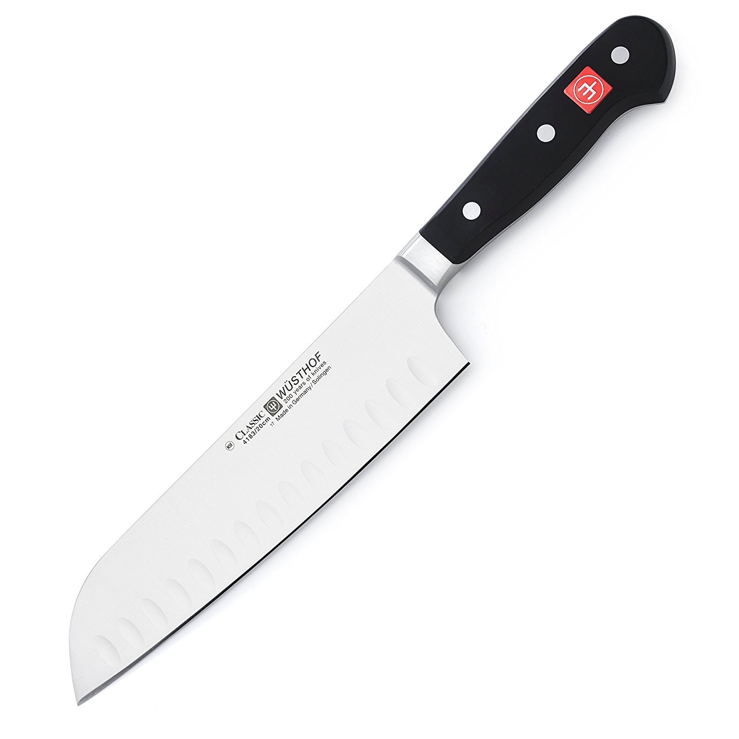 Amazon.com: Wusthof CLASSIC Santoku, Hollow Edge: Home & Kitchen