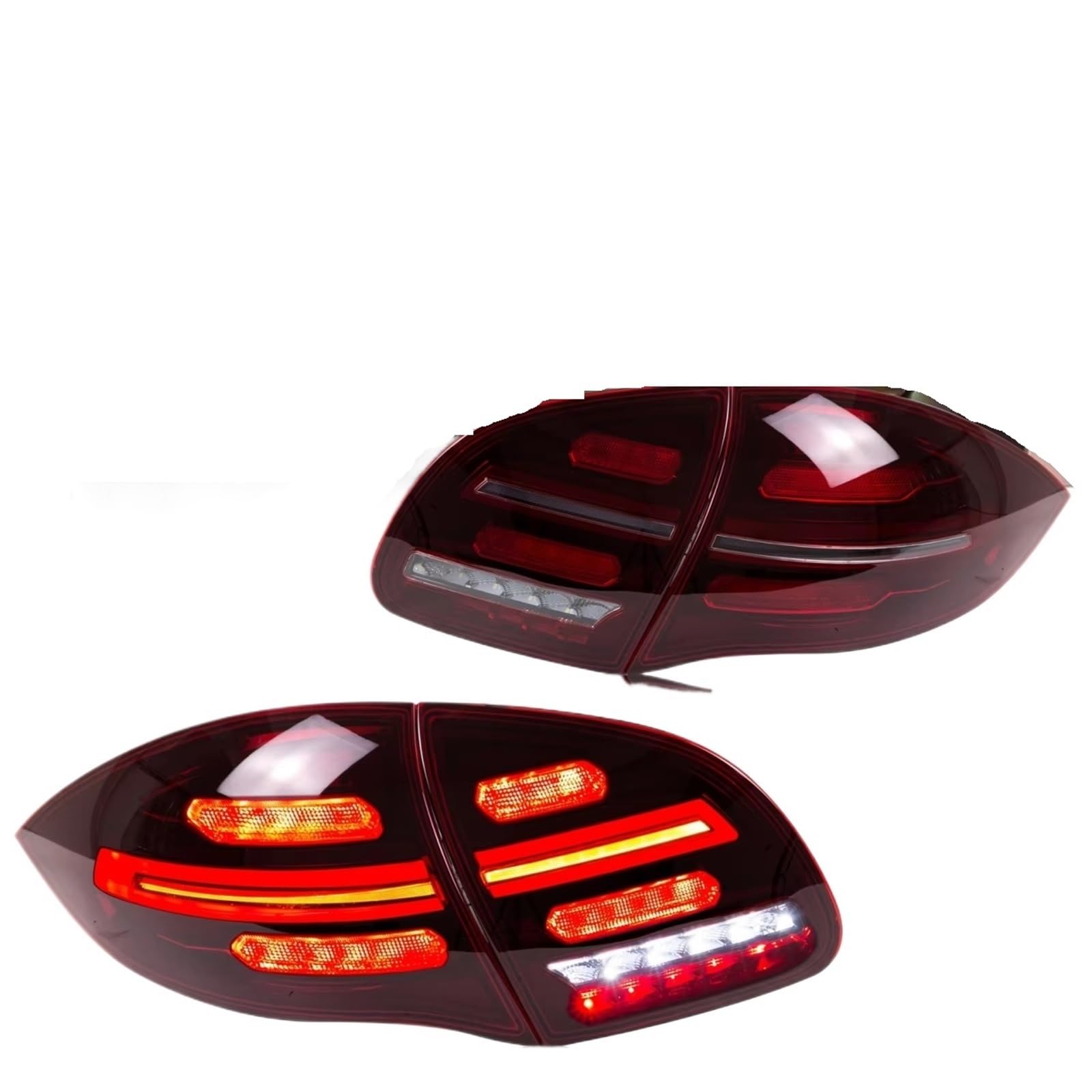 Luces Traseras Para Para Cayenne 958 Para 92A 2011-2014 Señal De Giro Luces Traseras Rojas Conjunto LED