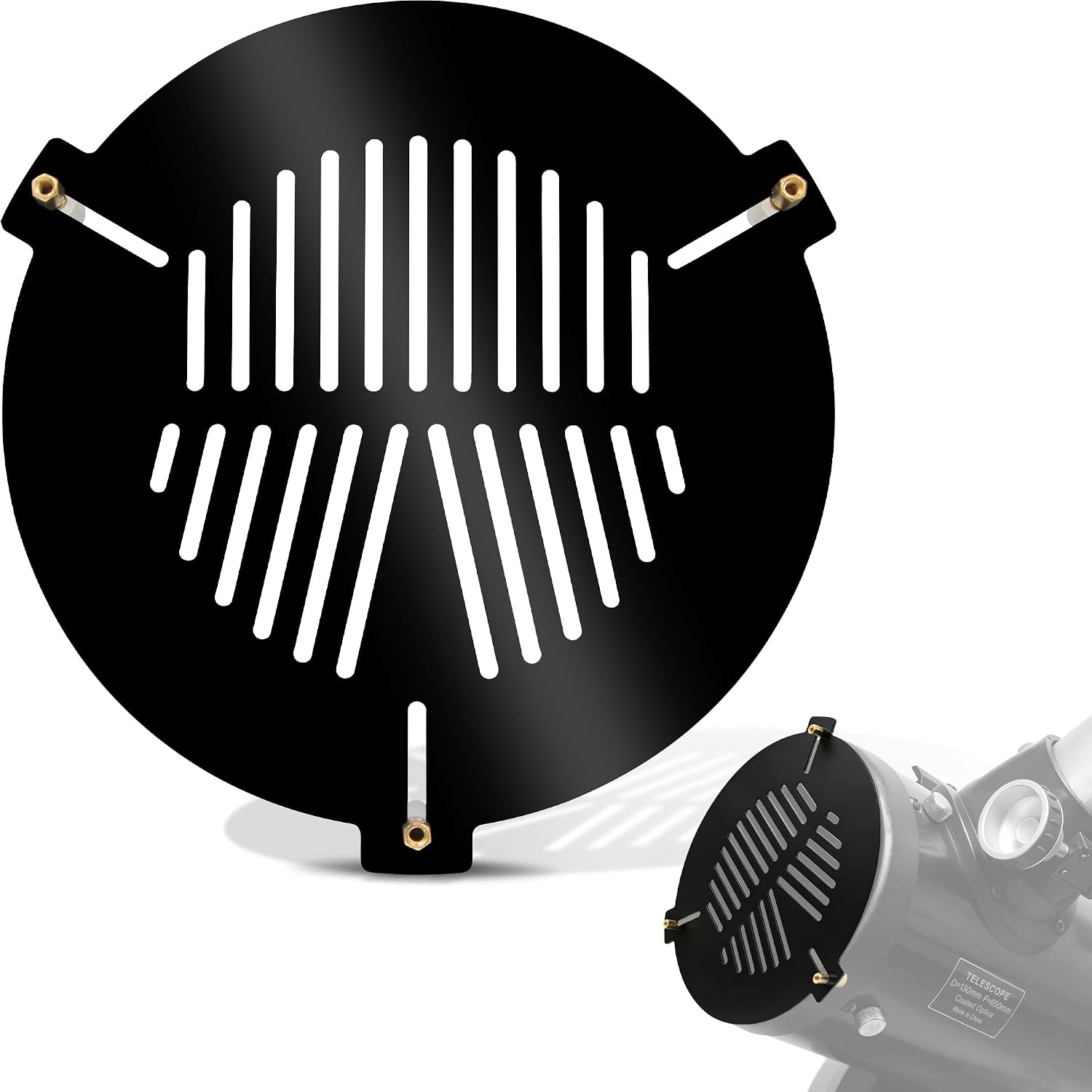 Alstar Bahtinov Mask Focusing Mask for Telescopes - FM100mm for a Tube Outer Diameter (OD) from 105mm-150mm