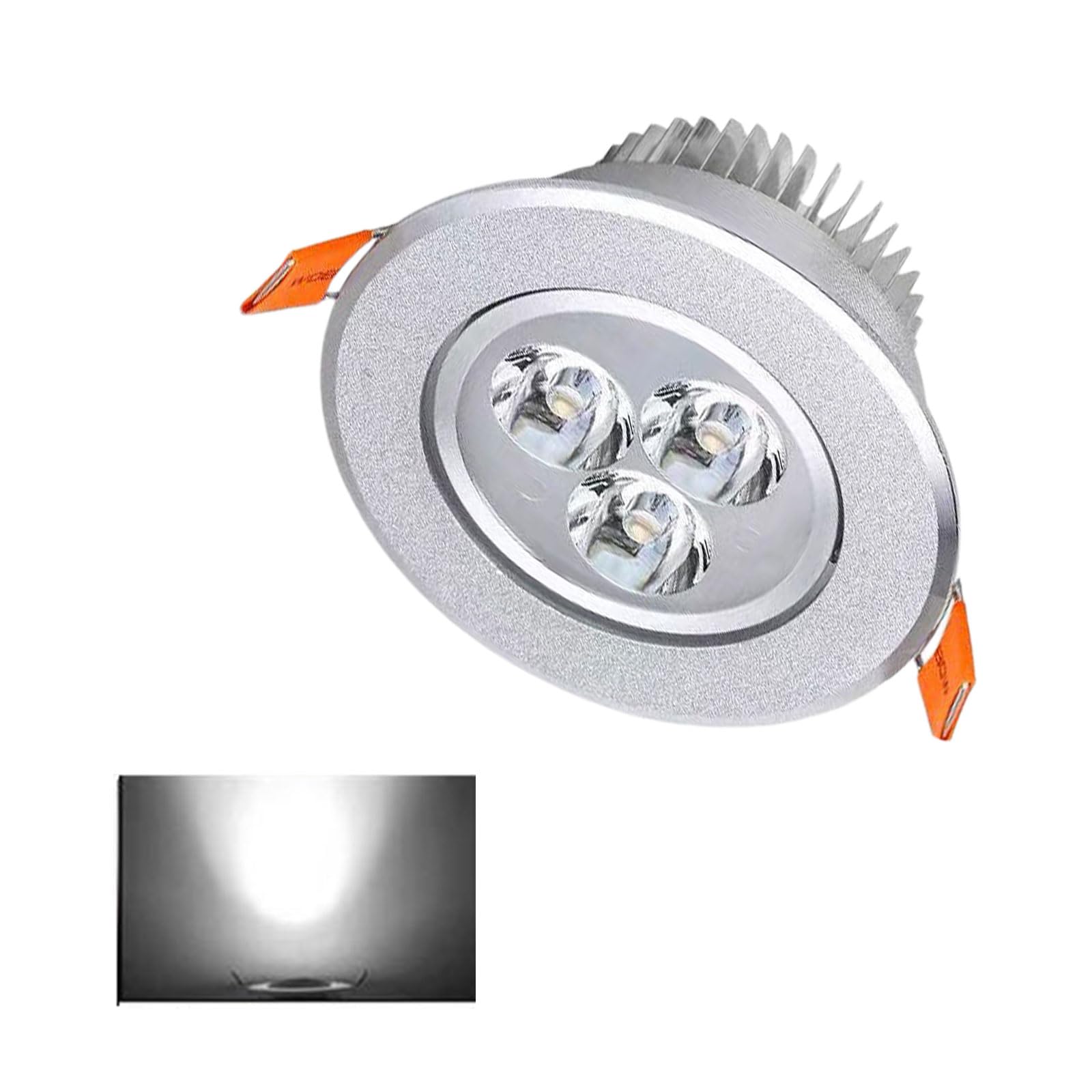 OSNIYAW Recessed Ceiling Lights Replacement 3W Spotlights Round Ceiling Spots Light for Indoor Light Spotlights