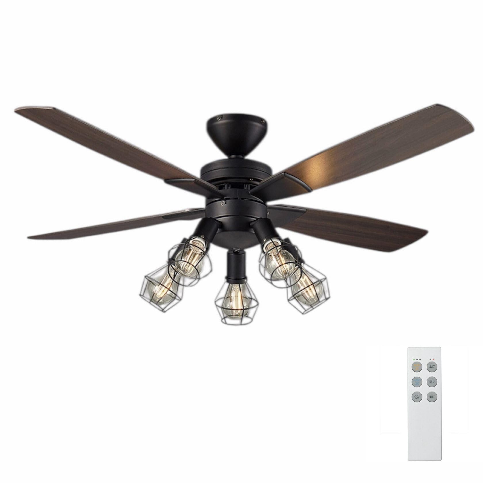 Amazon | 大光電機 DAIKO シーリングファンライト LEDランプ(E26) 5灯